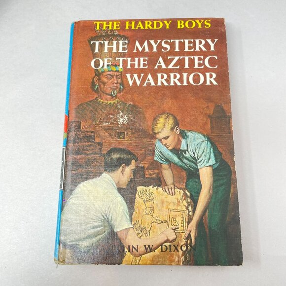 The Hardy Boys Book Lot of 4 Yellow Feather Aztec Warrior‎ Disappearing Floor - Picture 2 of 16